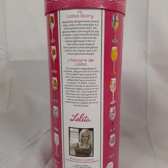 Lolita "Love My Dog" Wine Glass - Picture 6 of 6